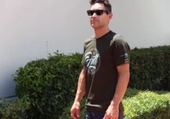 Felt Bicycles -Felt Bicycles Felt T Shirt Script Olive Men 03