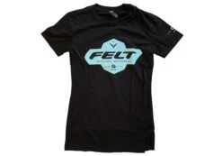 Felt Bicycles Felt Brand Black T-Shirt | Women's -Felt Bicycles WOMENS CLASSIC TEE BLACK